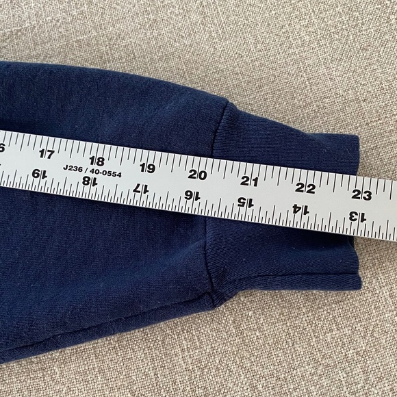 Fruit of the Loom IU logo applique oversized sweatshirt navy - XL - Picture 9 of 9